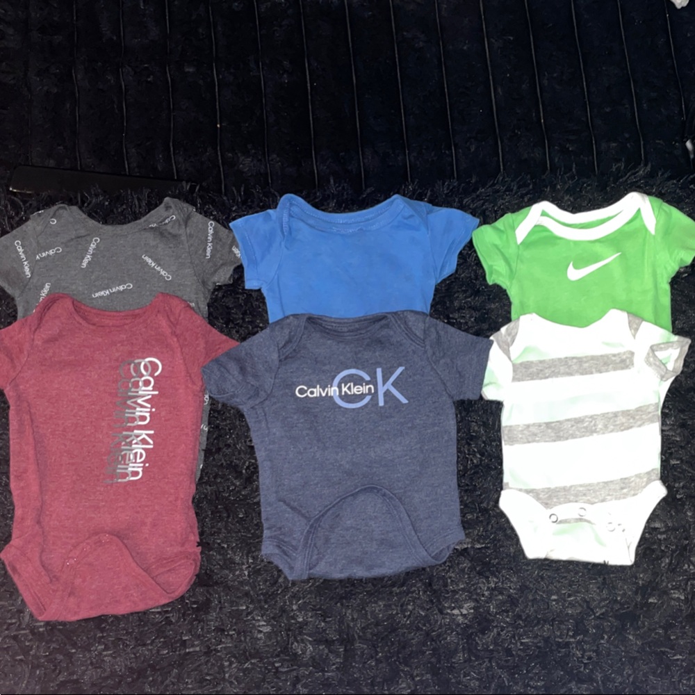 Calvin Klein Collection Kids' Short Sleeve Tees - Blue, Green, Red, Gray